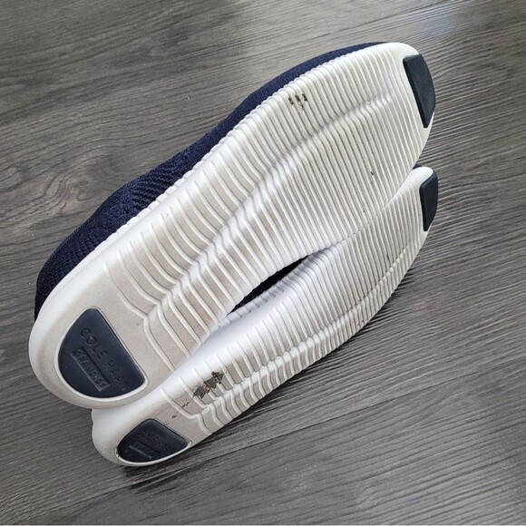 Cole Haan 2. Zerogrand Women's Navy Knit Loafer Sneakers Size 7 Wingtip Casual - Picture 8 of 8